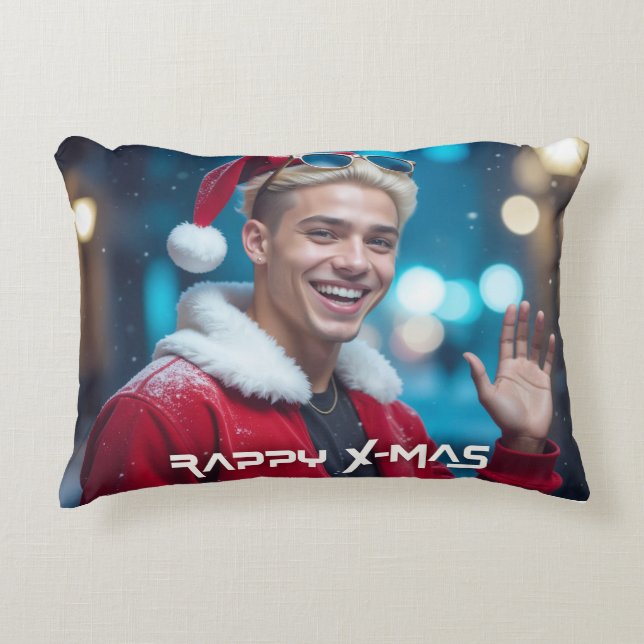 RAPPY X-MAS ACCENT PILLOW (Front)