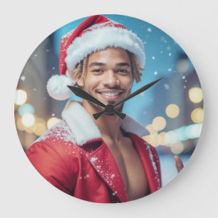 RAPPY X-MAS LARGE CLOCK