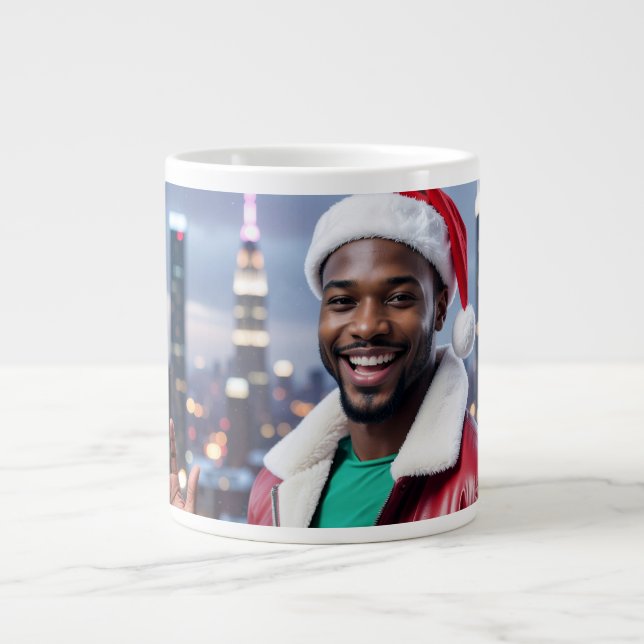 RAPPY X-MAS LARGE COFFEE MUG (Front)