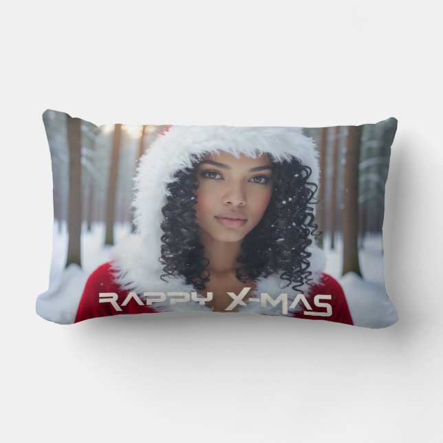 RAPPY X-MAS LUMBAR PILLOW (Front)