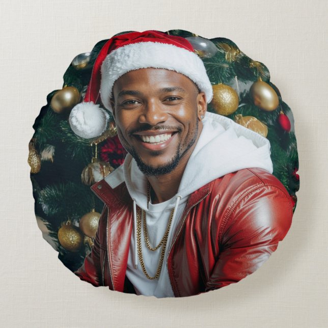 RAPPY X-MAS ROUND PILLOW (Front)
