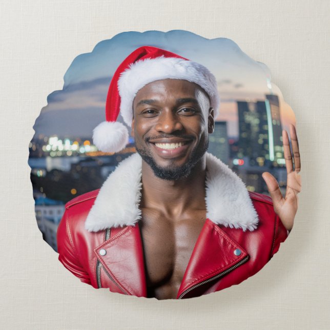 RAPPY X-MAS ROUND PILLOW (Front)