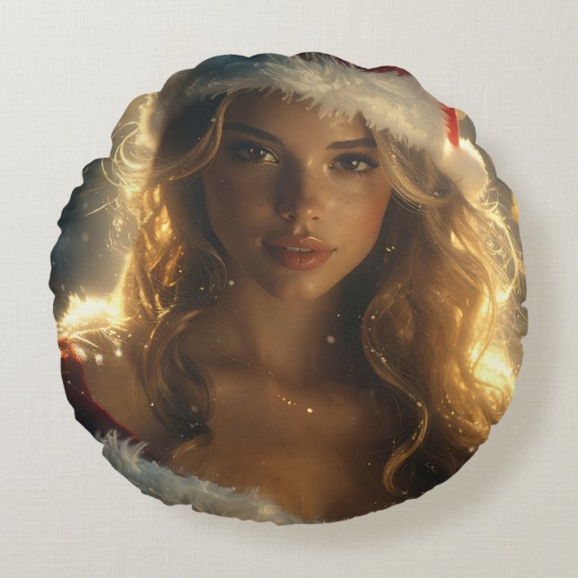 RAPPY X-MAS ROUND PILLOW (Front)