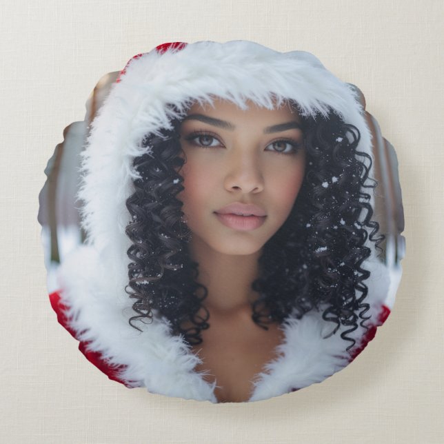 RAPPY X-MAS ROUND PILLOW (Front)