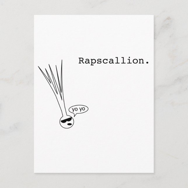 rapscallion postcard (Front)