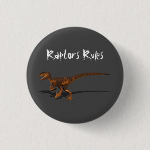 Raptor 1 3D Inch Round Button