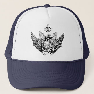 Raptor Jesus Loves You Trucker Hat