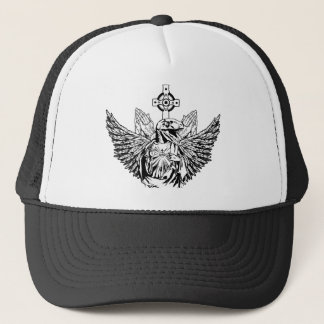 Raptor Jesus Loves You Trucker Hat
