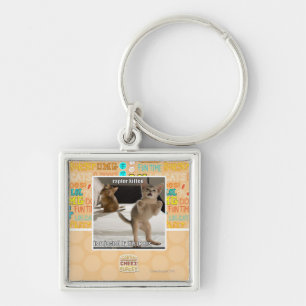Raptor Kitten Keychain