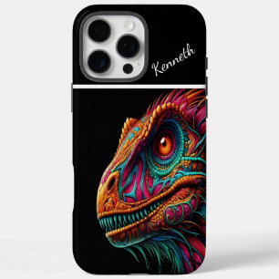 Raptor Ornate Dragon Portrait iPhone 16 Pro Max Case