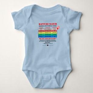 Rapture Alert Levels Baby Bodysuit