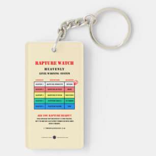 Rapture-Alert-Levels Keychain