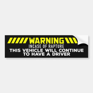 Rapture Bumper Sticker