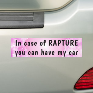 Rapture Bumper Sticker