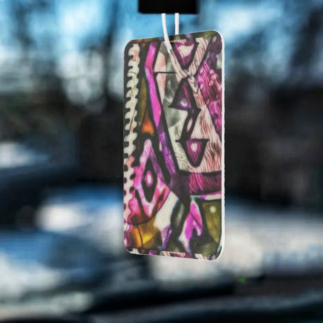 Rapture In Colour  Air Freshener (Display your artistic side, when you choose this Rapture In Color Air Freshener!)