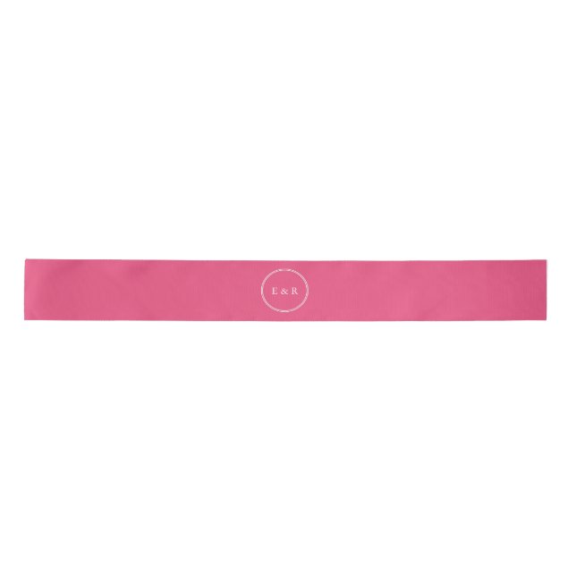 Rapture Rose Pink - Spring 2018 London Colour Satin Ribbon (Front)