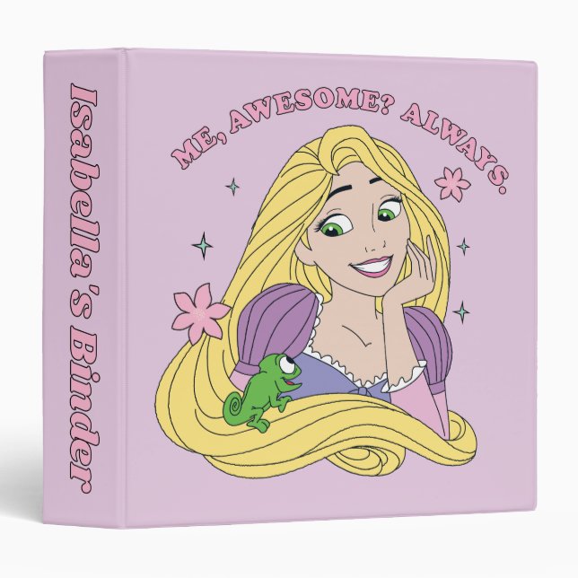 Rapunzel Always Awesome Binder (Front/Spine)