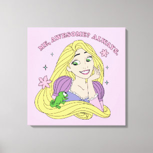 Rapunzel Always Awesome Canvas Print