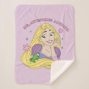 Rapunzel Always Awesome Sherpa Blanket