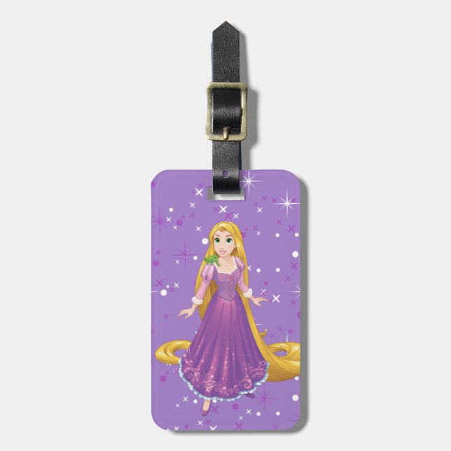 Rapunzel And Pascal Luggage Tag (Front Vertical)