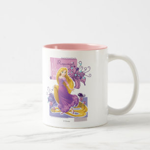 Rapunzel - Artistic Princess Two-Tone Coffee Mug