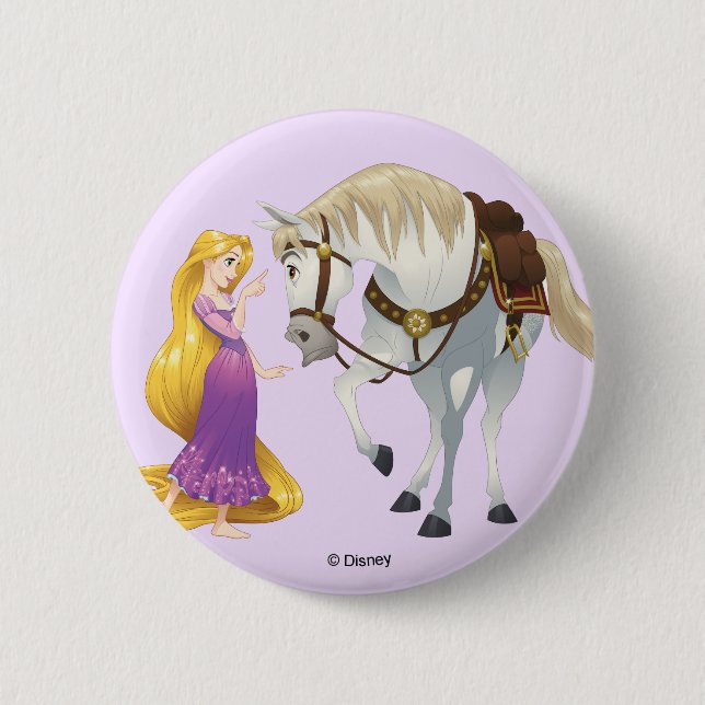 Rapunzel | Besties 4Ever 2 Inch Round Button (Front)