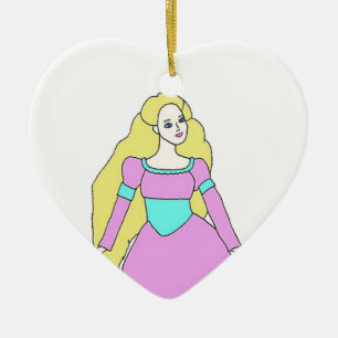 Rapunzel Ceramic Ornament