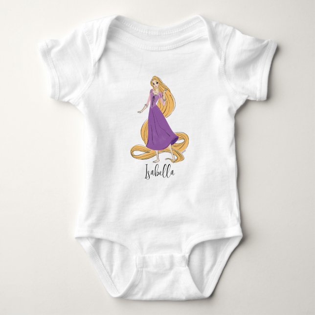 Rapunzel in Motion Baby Bodysuit (Front)