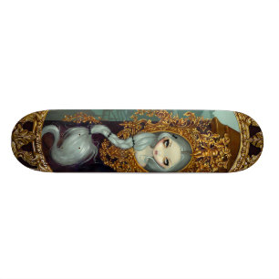 Rapunzel In Rococo Skateboard