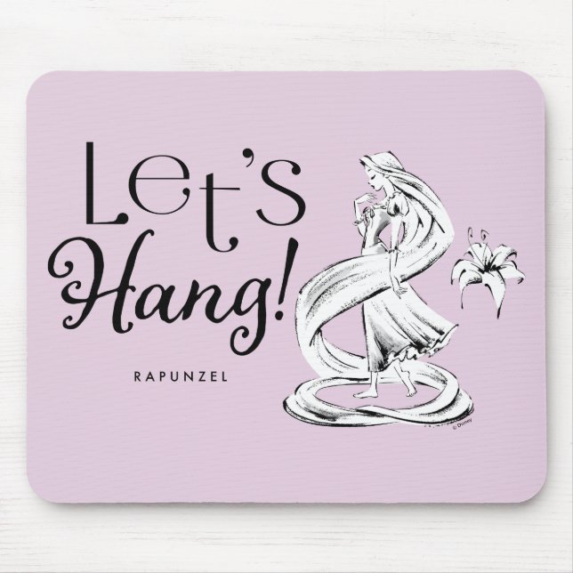 Rapunzel | Let's Hang Mouse Pad (Front)