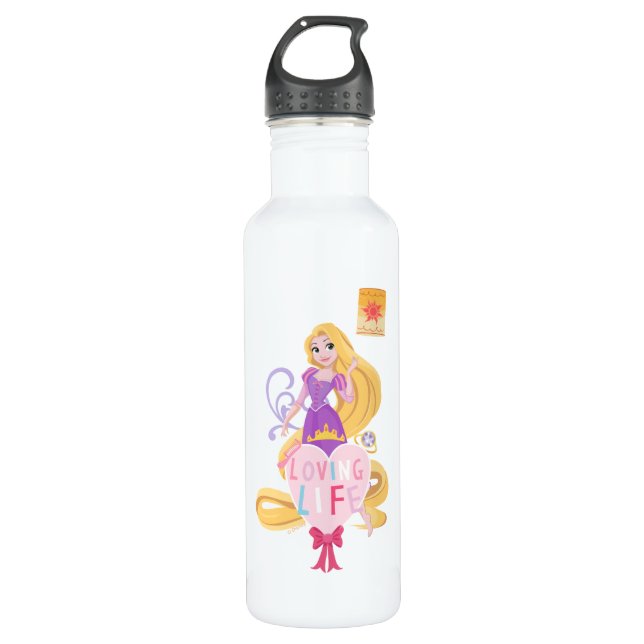 Rapunzel | Loving Life 710 Ml Water Bottle (Front)