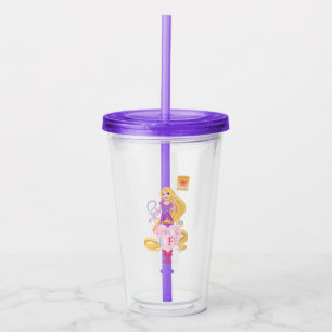 Rapunzel   Loving Life Acrylic Tumbler