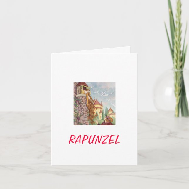 Rapunzel Mother's Day Card (Front)