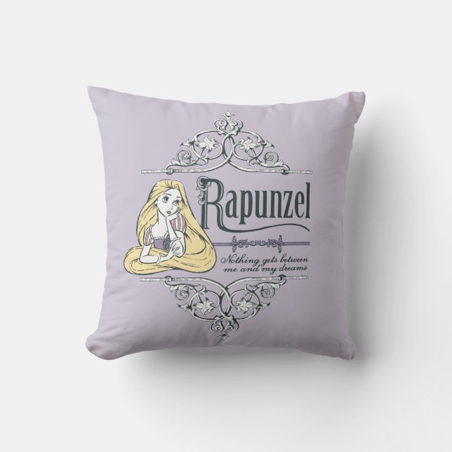 Rapunzel | Nothing Between Me and My Dreams Throw Pillow (Front)