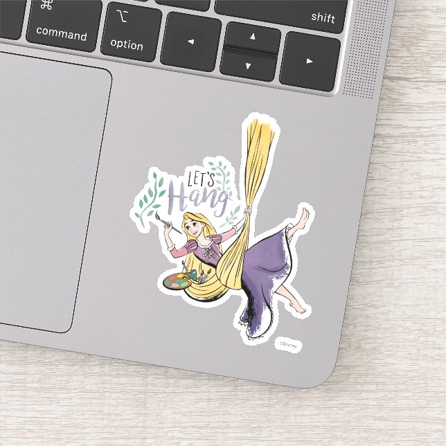 Rapunzel Painting "Let's Hang" (Detail)