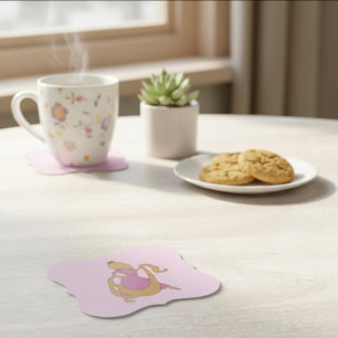 Rapunzel Paper Coaster