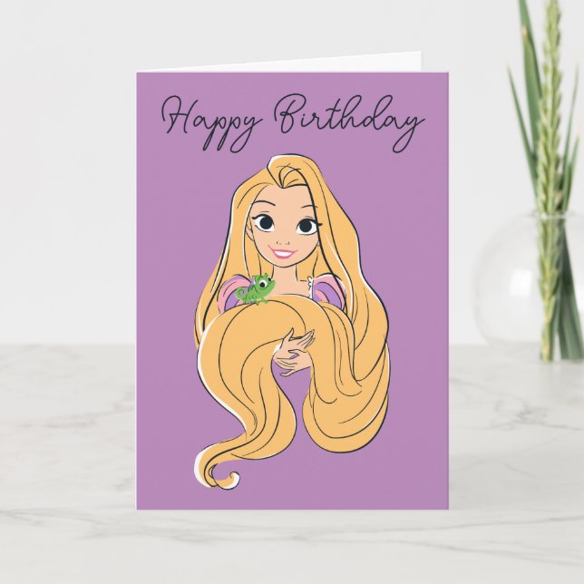 Rapunzel & Pascal Magic Moment Card (Front)