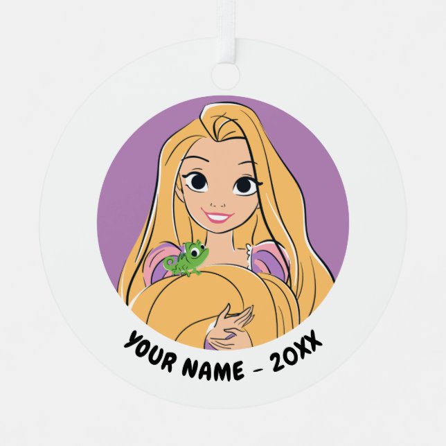 Rapunzel & Pascal Magic Moment Metal Ornament (Front)