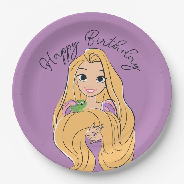 Rapunzel & Pascal Magic Moment Paper Plate (Front)