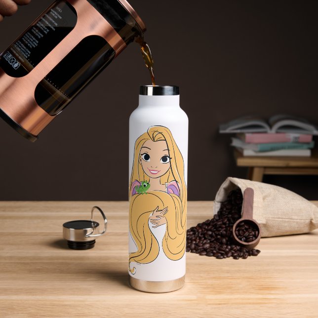 Rapunzel & Pascal Magic Moment Water Bottle (Coffee)