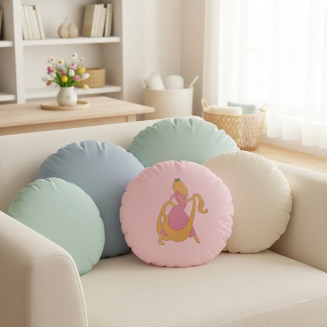 Rapunzel Round Pillow (Creator Uploaded)