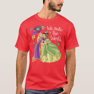 Rapunzel, Snow White, Tiana We Rule The World T-Shirt