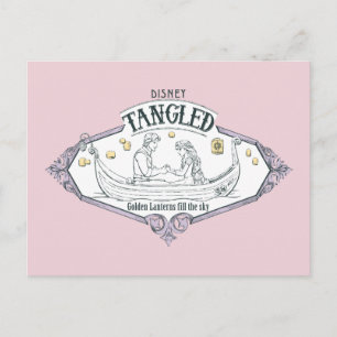 Rapunzel   Tangled Golden Lanterns Fill the Sky Postcard