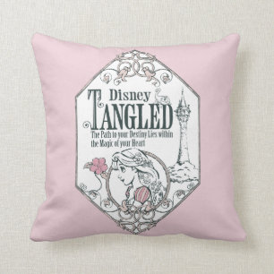 Rapunzel   Tangled - The Path to Your Destiny Throw Pillow