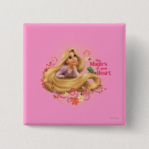 Rapunzel - The Magic's in your Heart 2 Inch Square Button