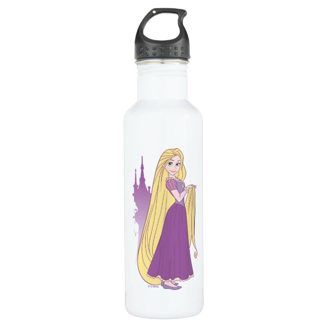 Rapunzel & Tower Graphic 710 Ml Water Bottle (Front)