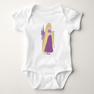 Rapunzel & Tower Graphic Baby Bodysuit