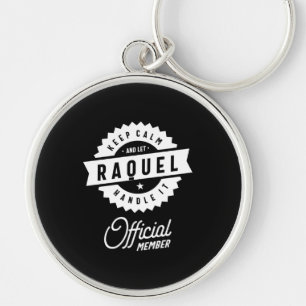 Raquel Personalized Name Birthday Gift Keychain