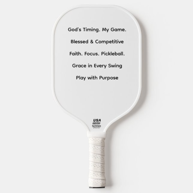 Raquette de pickleball (Recto)