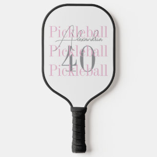 Raquette De Pickleball 40e anniversaire Pickleball Pink Party Favor